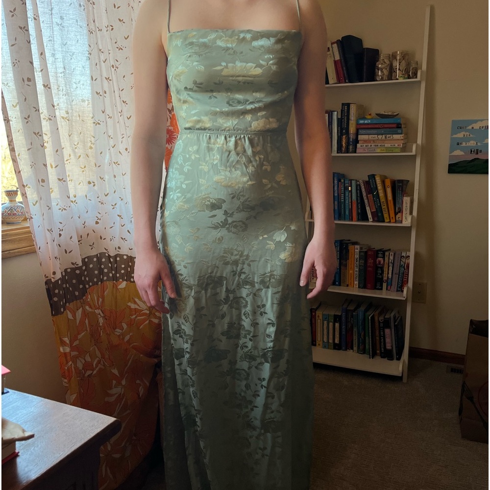 Lucy in the Sky green silk slip dress. New and never worn.